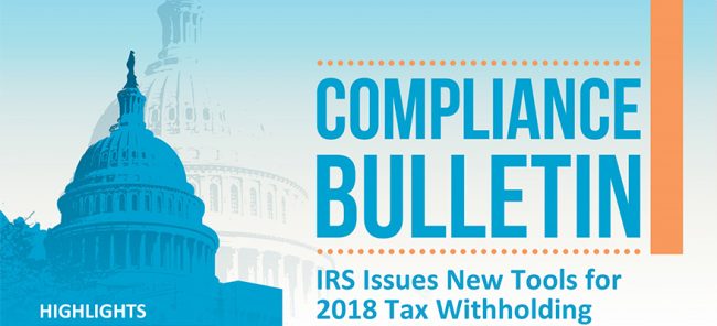 Charlie Money- IRS Issues New Tools for 2018 Tax Withholding